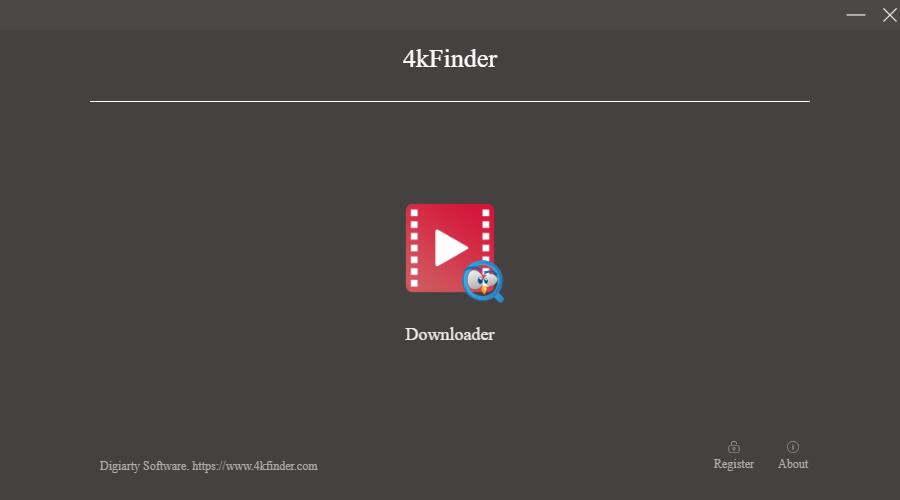 start 4kfinder youtube muziekdownloader