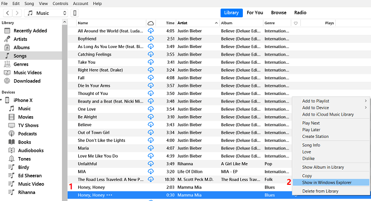 select show in windows explorer