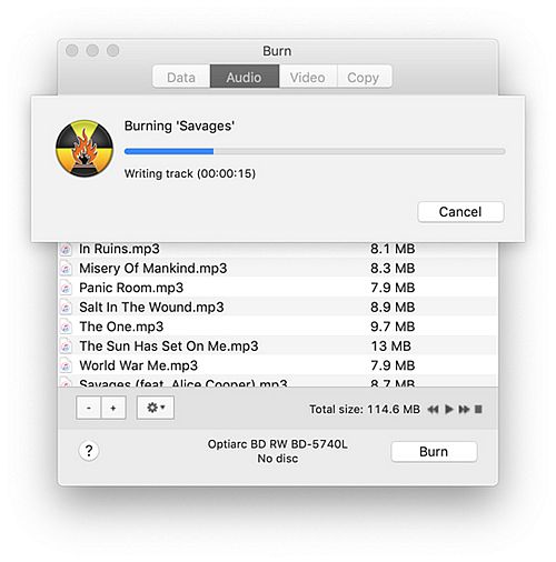burn deezer songs to cd