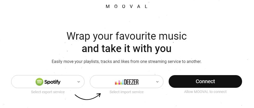 Mooval main page