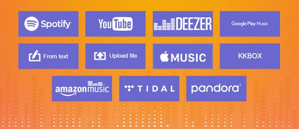TuneMyMusic main page
