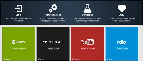 Spotizr main page