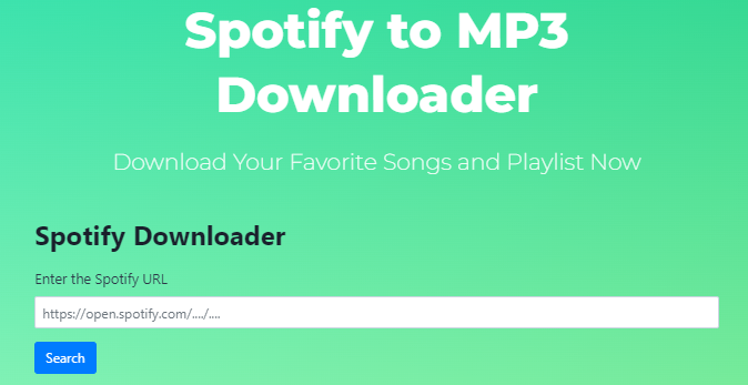 spotify zu mp3 downloader