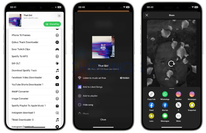 Spotify to MP3 Shortcut