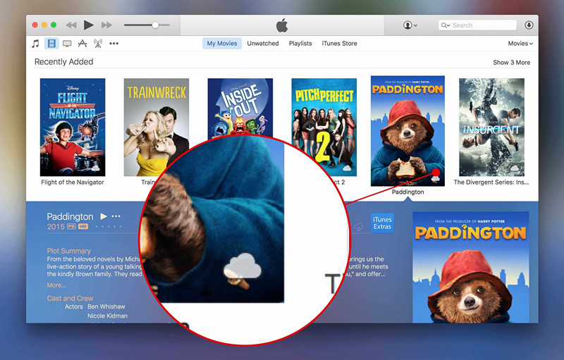 قم بتنزيل أفلام iTunes M4V