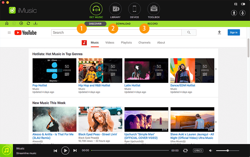 imusic download spotify music