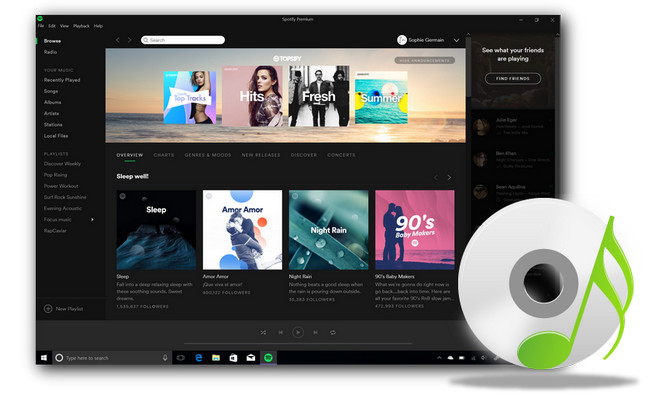 bagaimana untuk membakar muzik spotify ke cd