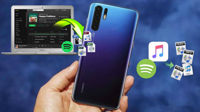 Converteer Spotify Music naar Huawei P30