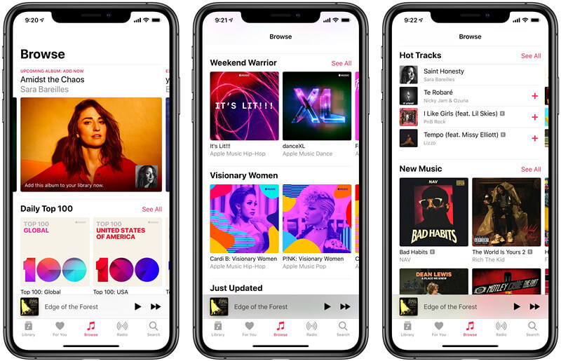 apple music browse