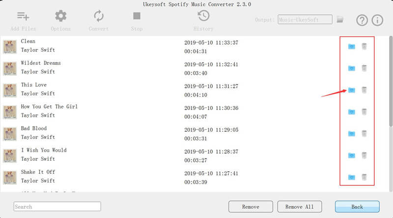 open the converted Spotify Music in MP3