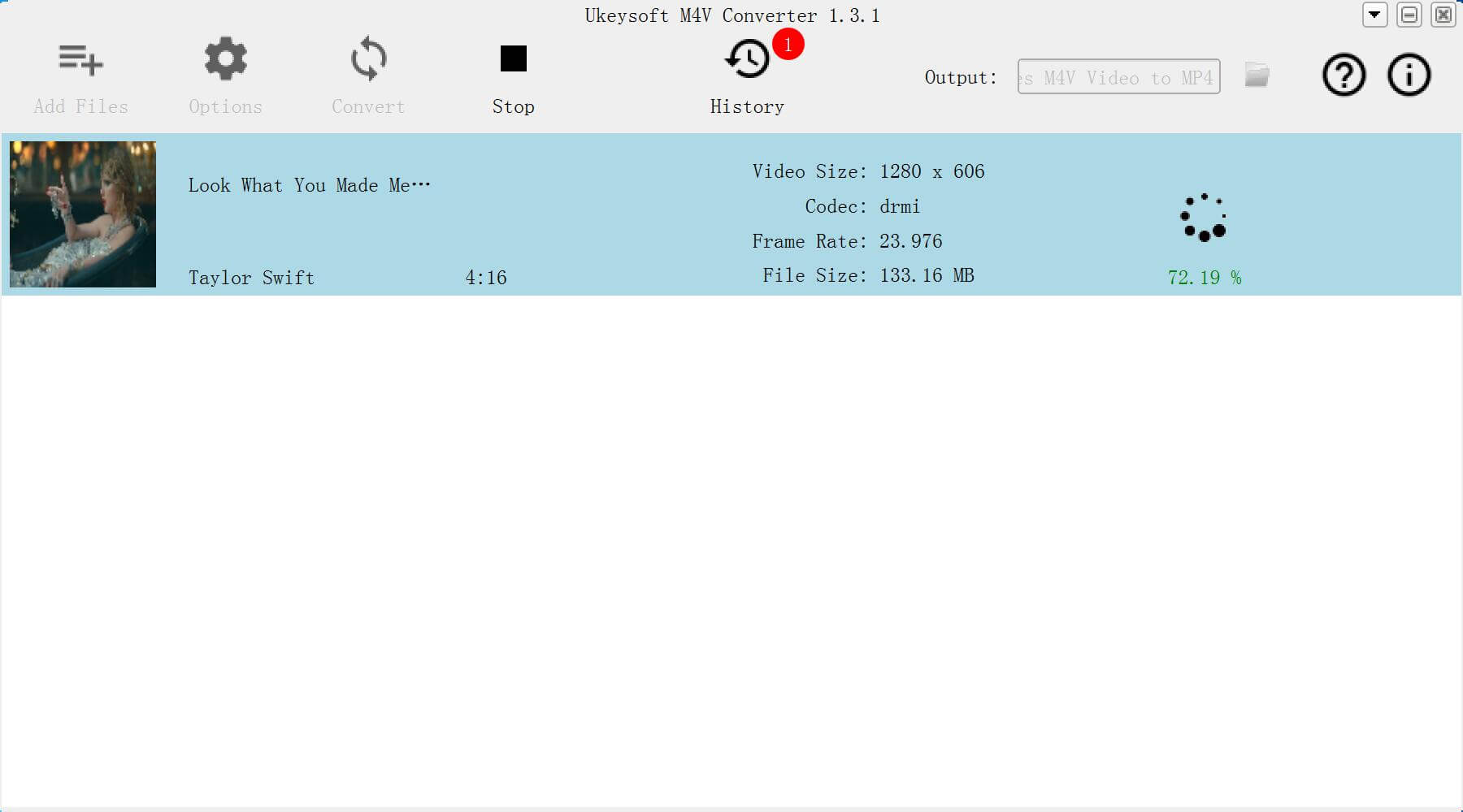 poista DRM iTunes M4V -videosta