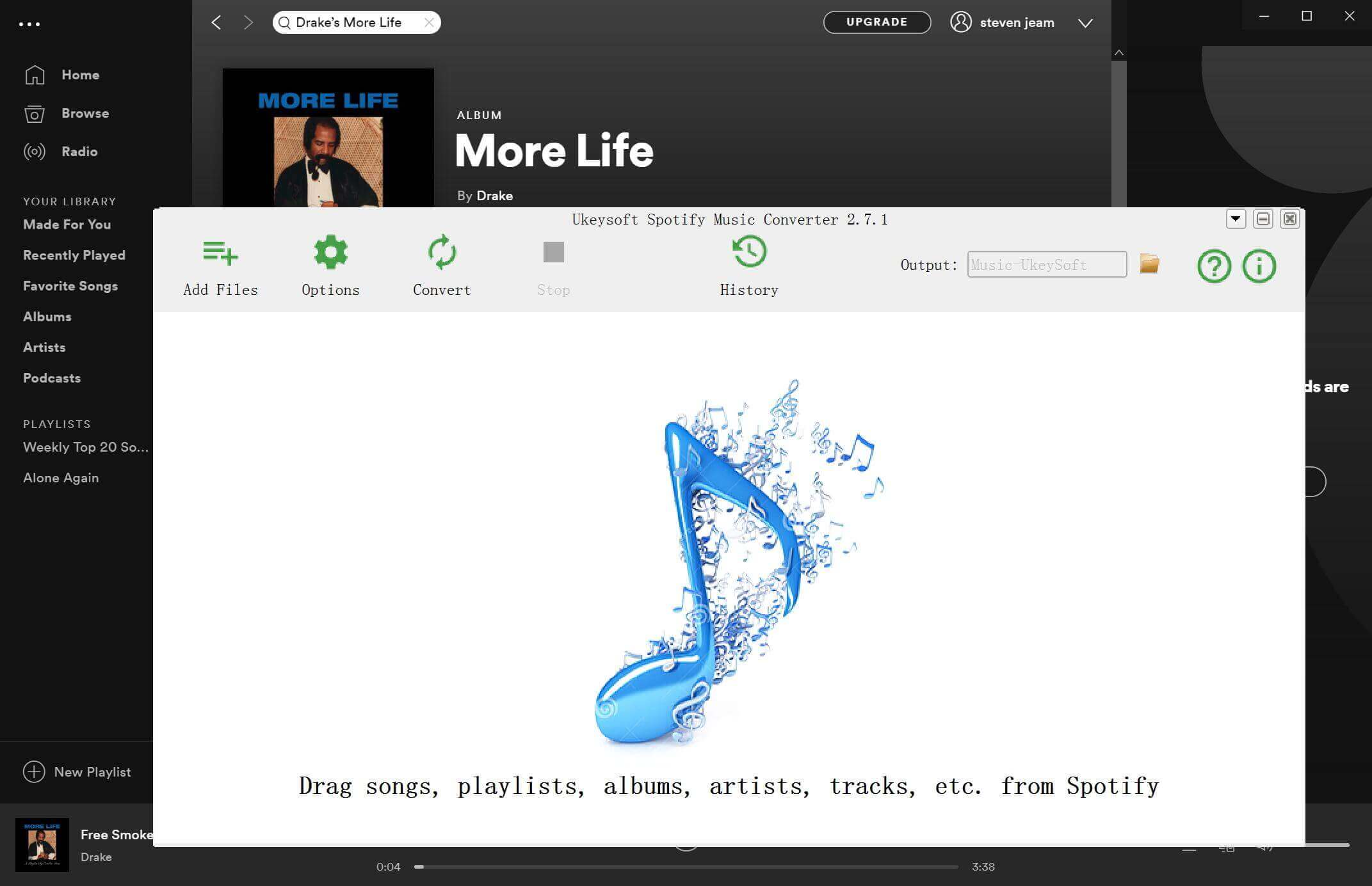 Spotify Music per il download di mp3