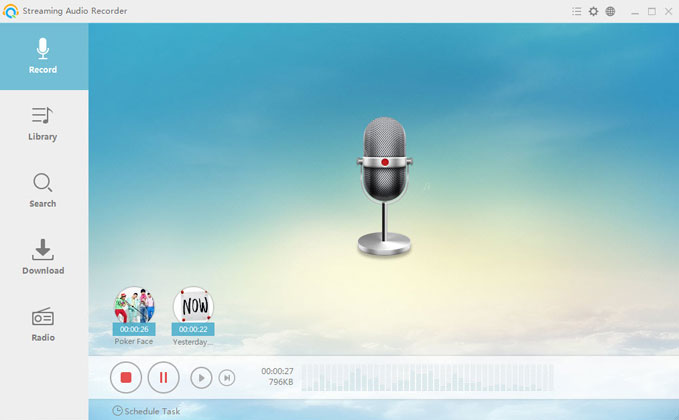 Rejestrator audio Streaming Apowersoft