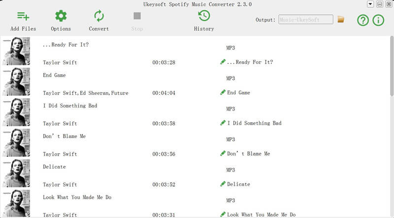 ukeysoft spotify ตัวดาวน์โหลดเพลย์ลิสต์