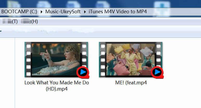 просмотреть MP4 iTunes видео