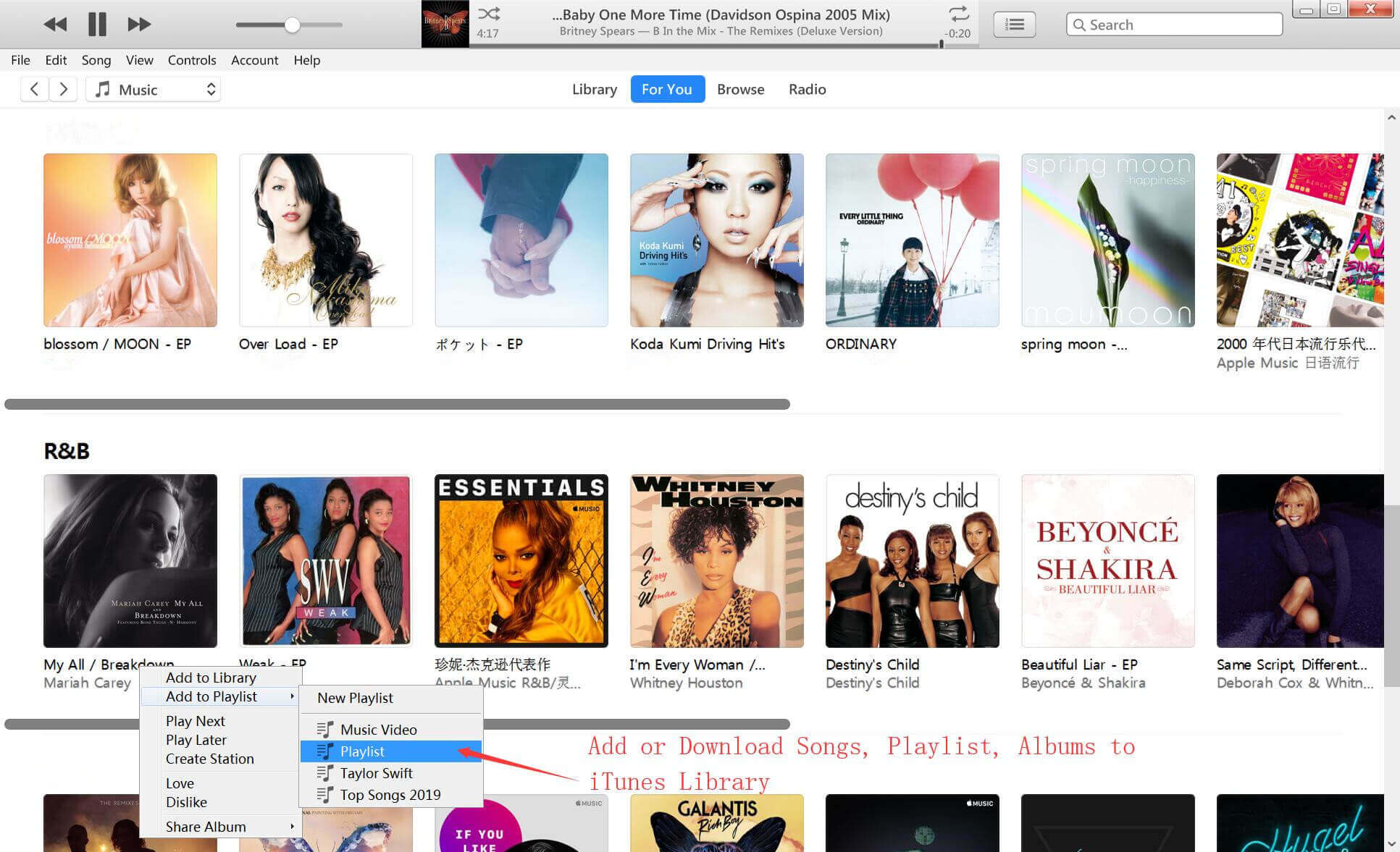 Adăugați Apple Music la Biblioteca iTunes