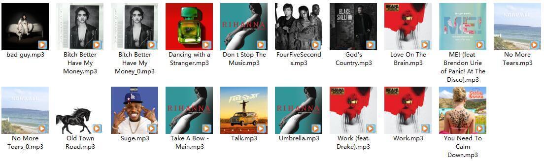Apple Music MP3-indeling