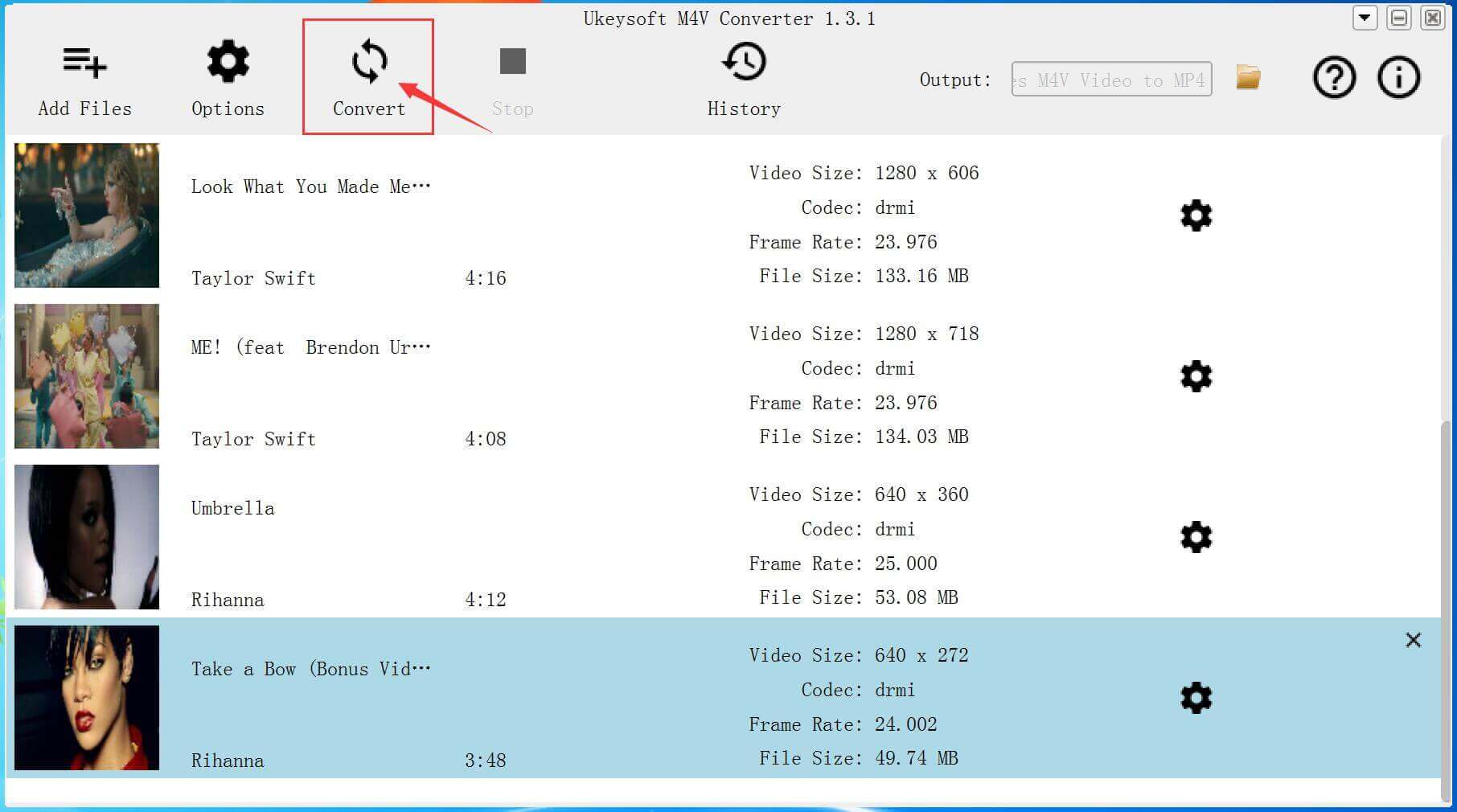 Convert iTunes Music Video to MP4