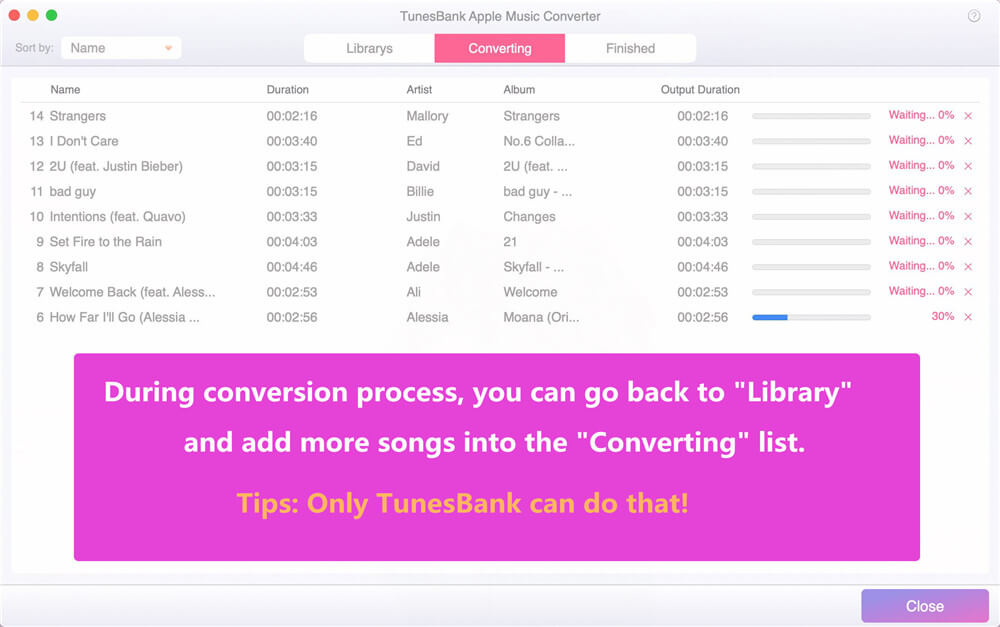 Apple Music Converter - أضف المزيد من الموسيقى للتحويل