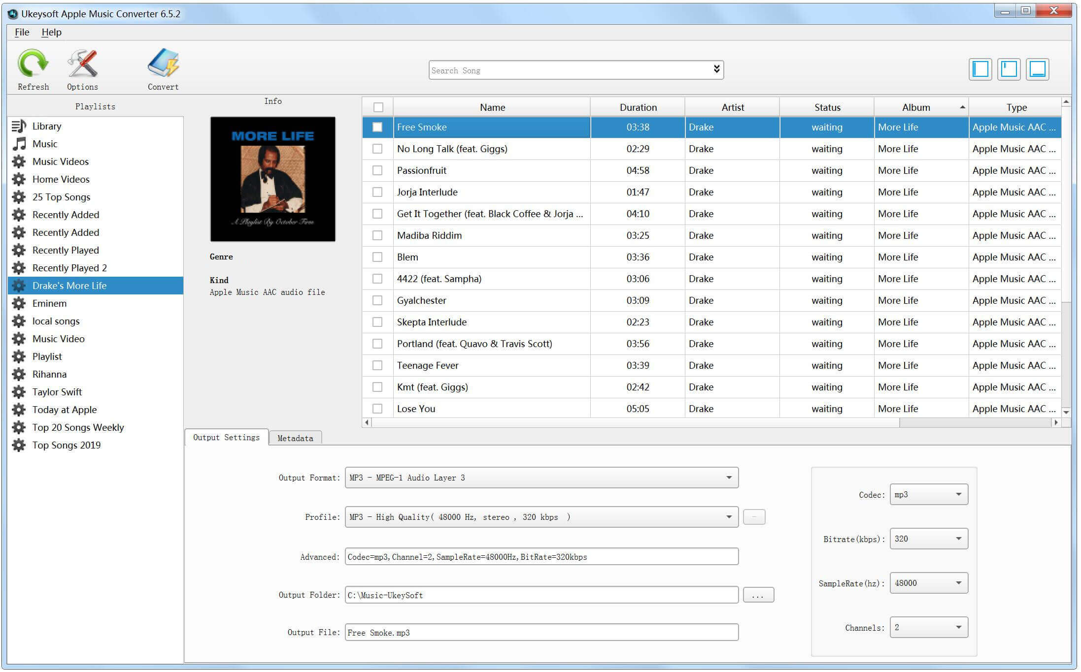 Iniciar UkeySoft Apple Music Converter