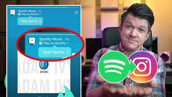 इंस्टाग्राम स्टोरीज में Spotify म्यूजिक जोड़ें