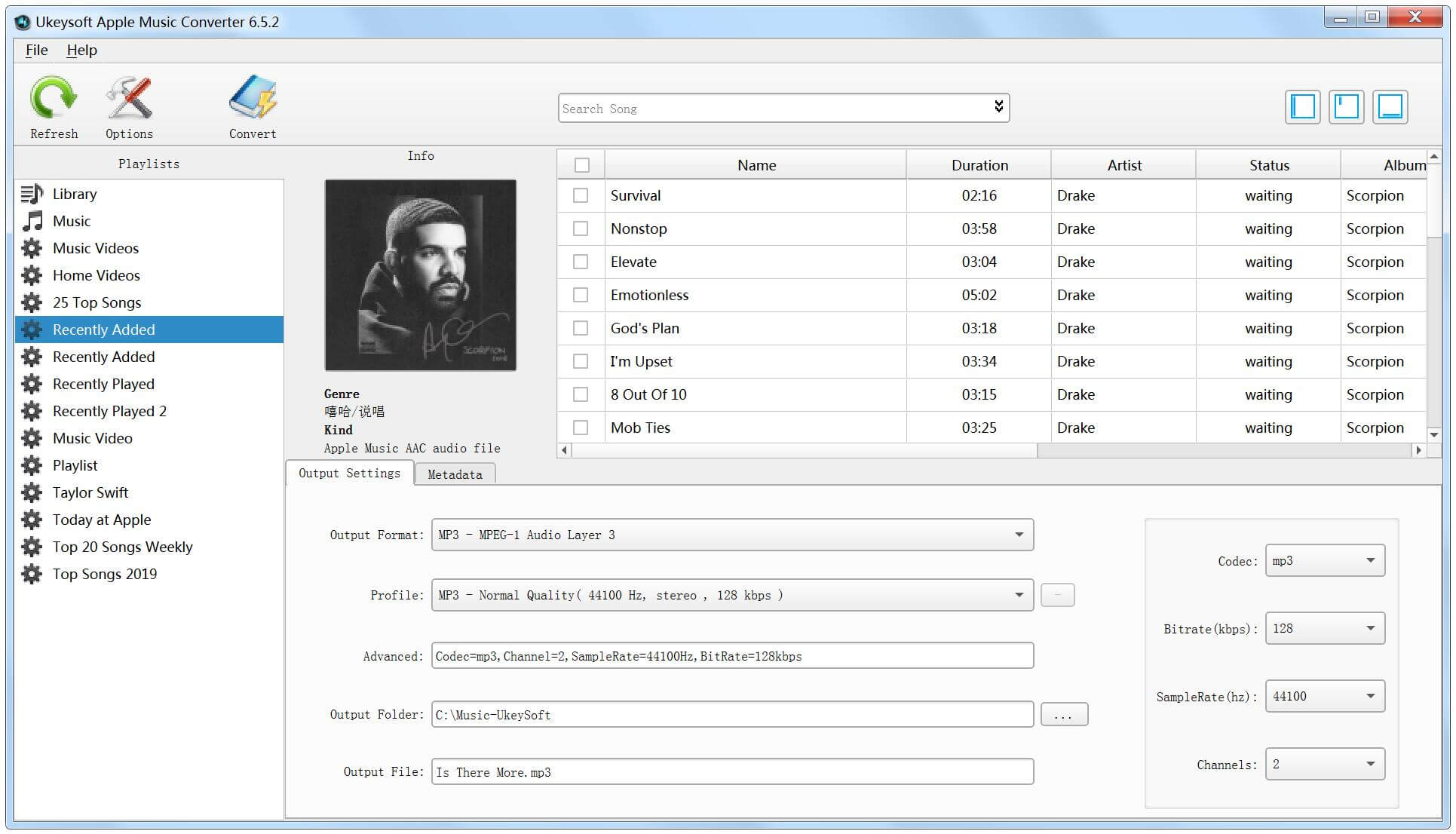 啟動UkeySoft Apple Music 轉檔器並登錄Apple ID
