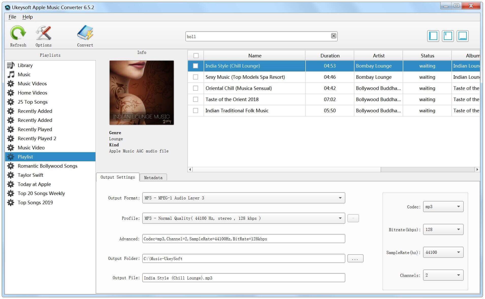 Avvia UkeySoft Apple Music Converter