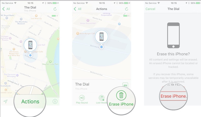 unlock iphone with find my iPhone
