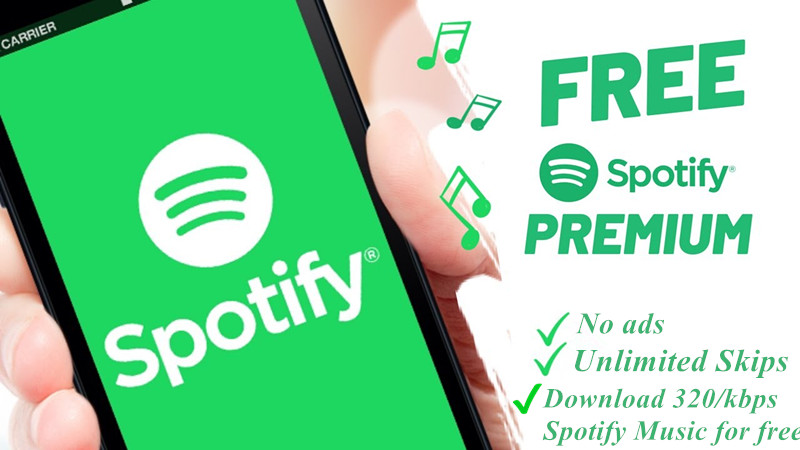 รับ spotify พรีเมี่ยมฟรี