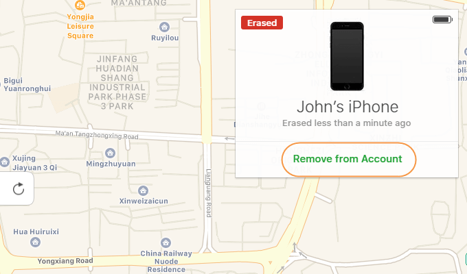 Remove iCloud Activation Lock on iPhone Remotely
