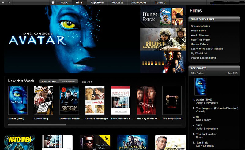 iTunes M4V filmlerini indir