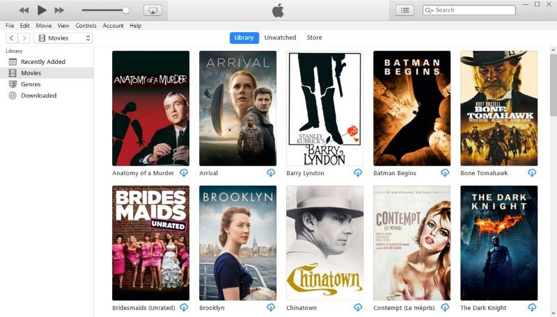 télécharger des films sur iTunes Store