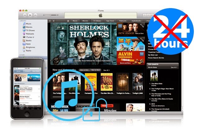 predvajajte iTunes Movie v 24 urah