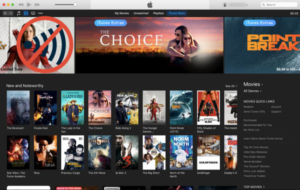 vizionați filme itunes offline