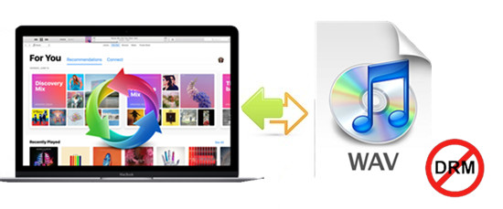 Apple-Musik auf Mac WAV