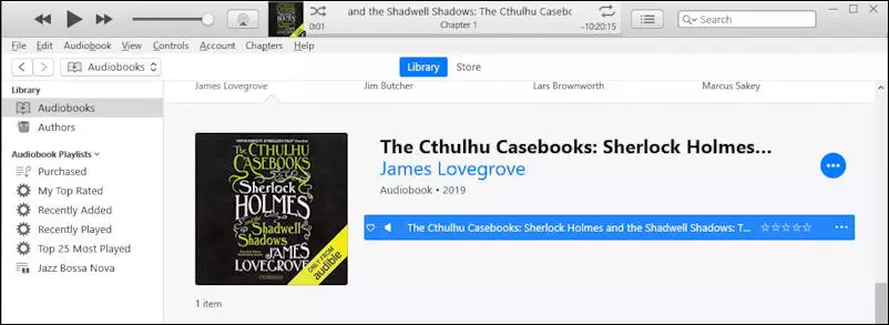 add audible audiobooks to itunes