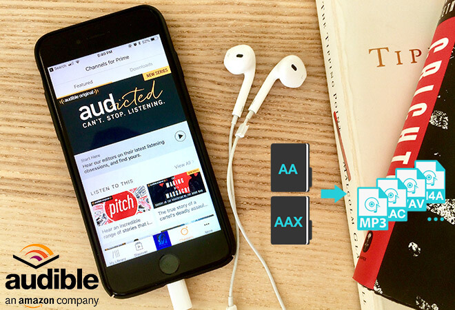 Converter Audible AAX e AA Audiobook para MP3