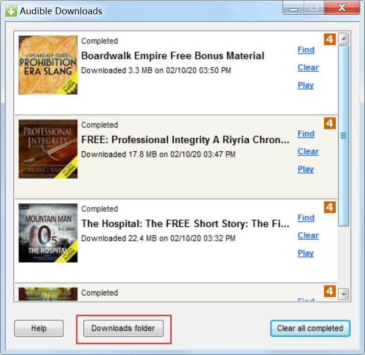 Open AA/AAX audiobooks