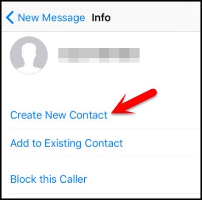 creat new contact