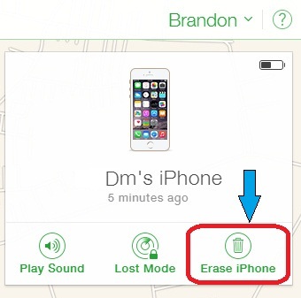 remove iphone password using find my iphone