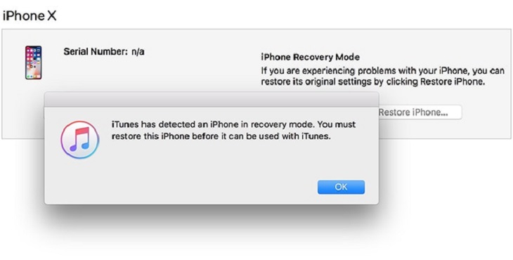 use recovery mode to reset iphone passcode