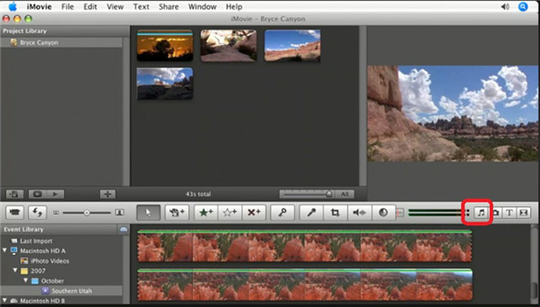 запустить Imovie на Mac