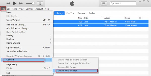 konvertálja az iTunes zenét mp3-re