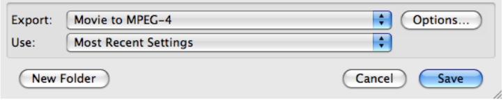 convert mov to mp4 with QuickTime Pro