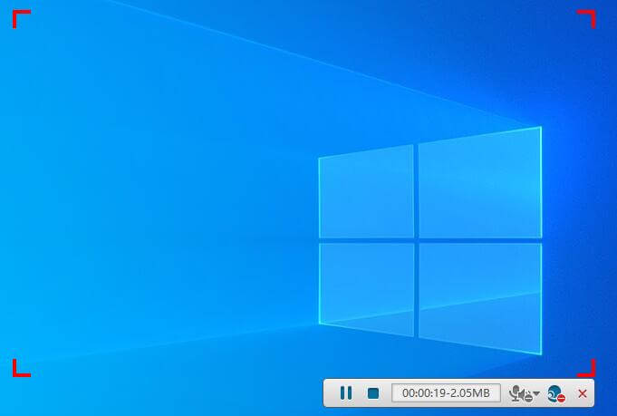 start het opnamescherm op Windows 10