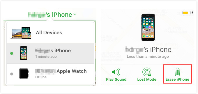remove iphone 8 password via icloud