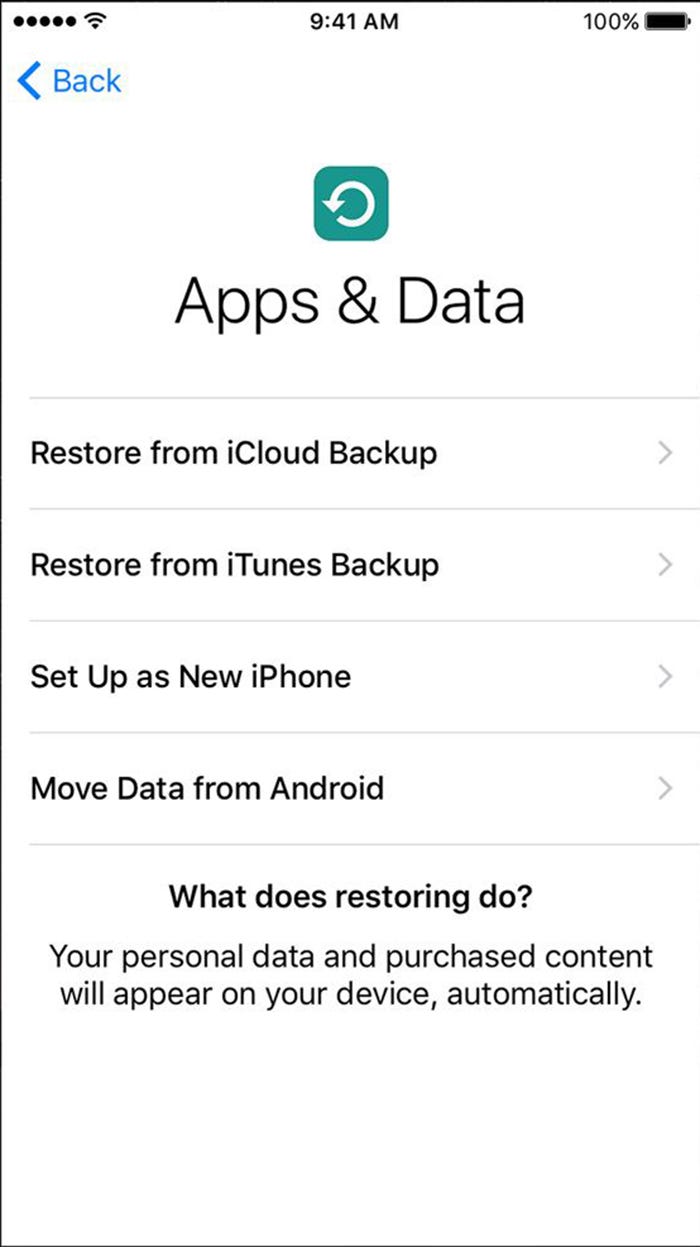 set iphone 4 as new phone