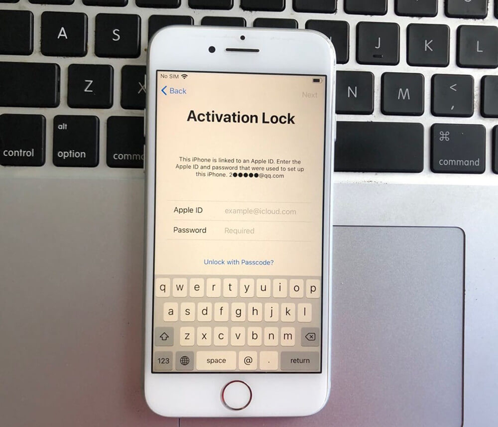 Bloqueo de activación de ID de Apple en iPhone