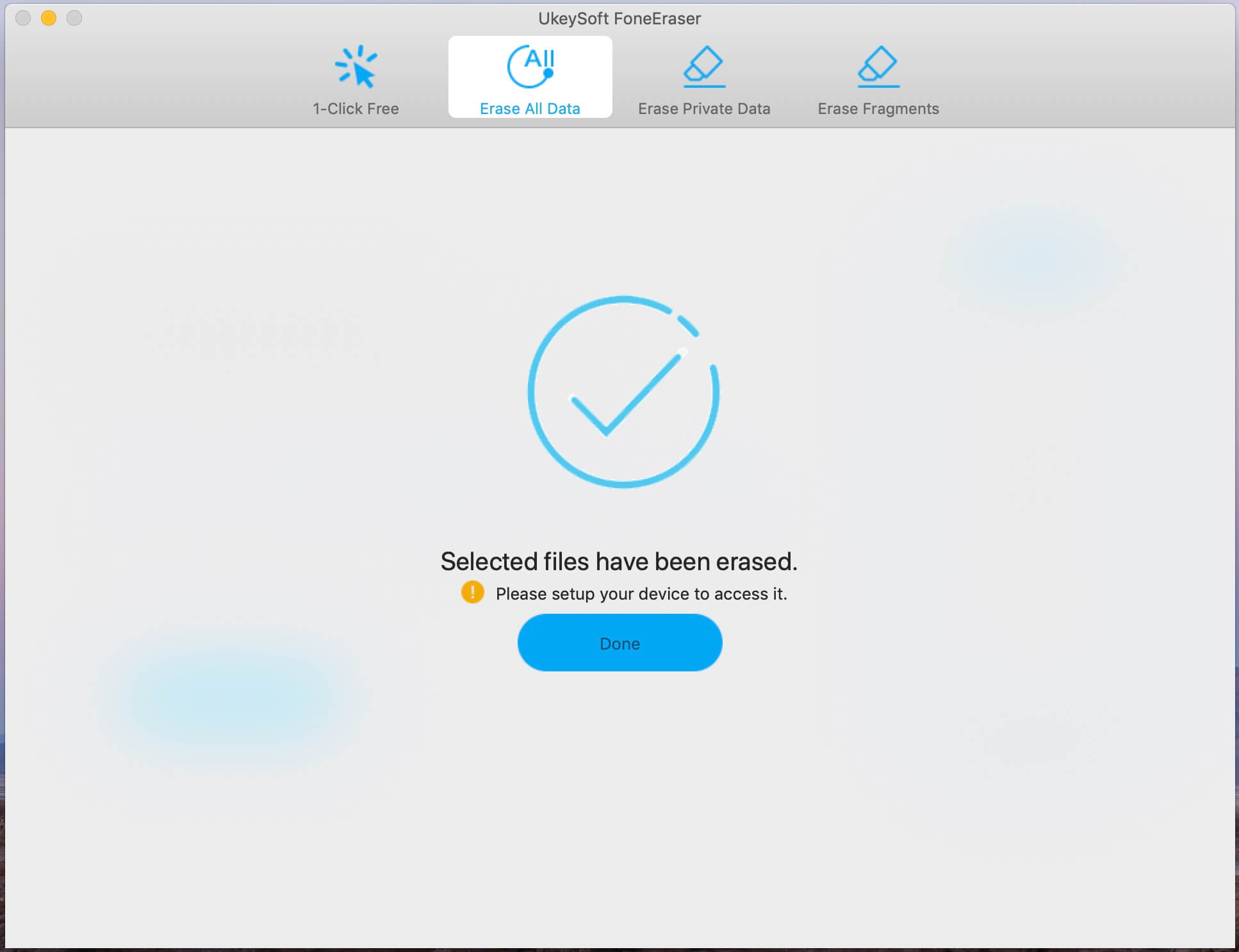 erase all ios data complete
