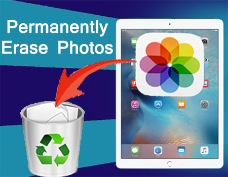 permanently erase photos from ipad
